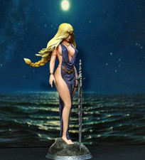 Ocean Princess offbeat style 1/24 Scale Resin Figure Model Kit Unpainted 3D Toy