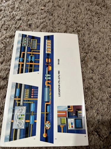 Jabba the Hutt Dungeon Playset Decal Only Unused 1978 Kenner,