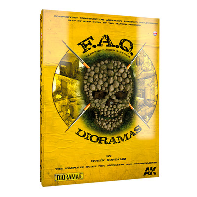 AK Interactive 8000 FAQ Dioramas Complete Guide Book for Building Detailed Diora