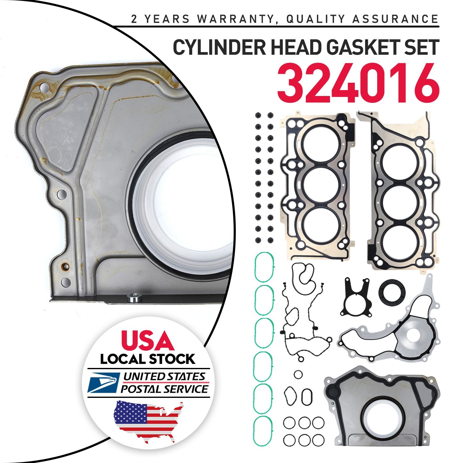 For Maserati GHIBLI QUATTROPORTE 3.0L Engine Cylinder Head Gasket Repair Kit US
