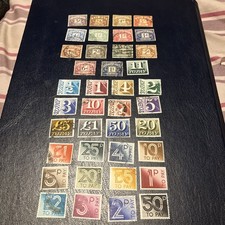 GB POSTAGE DUES EARLY TO MODERN GOOD TO FINE USED - values up to £5