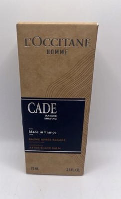 L'Occitane Homme Cade After-Shave Balm, 2.5 Fl Oz. NEW FREE SHIPPING NEW NIB