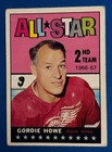 1967-68 Topps #131 GORDIE HOWE ALL-STAR See pics for condition GD (ink writing)