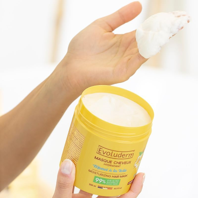Routine hydratante monoï coffret de 9 soins corps et cheveux avec brosse - 4