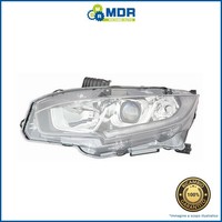 Scheinwerfer Vorne Links Led Parabel Schwarz - Links - Honda Civic 2017- >