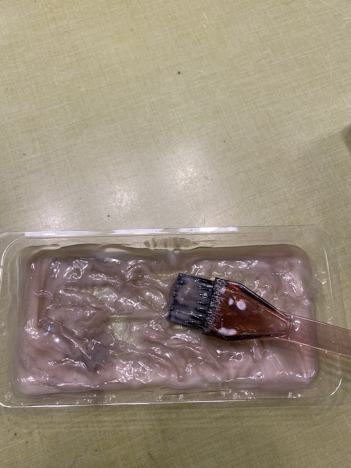 SET OF 2 Color For Him Mens Facial Hair Dye Black Mustache Beard Brush In