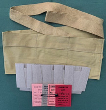 MID -  WW II  KHAKI  M1 GARAND  REPLICA  BANDOLEER  REPACK  KIT FOR  8 RD CLIPS
