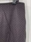 Tahari Womens Gray Cocoa Brown Geometric 2 Piece Suit Skirt Set Size 12 — photo 8
