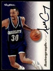 1996-97 SkyBox Premium #NNO Dell Curry Autographics Black Ink KE
