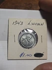 1943 Lincoln Wheat Cent Penny   BU
