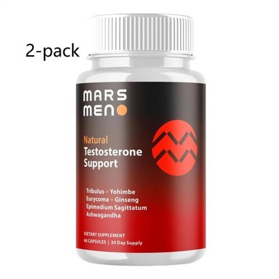 New Mars Men Capsules - MarsMen for Men Health Capsules - 60 ct/bottle [2pack]