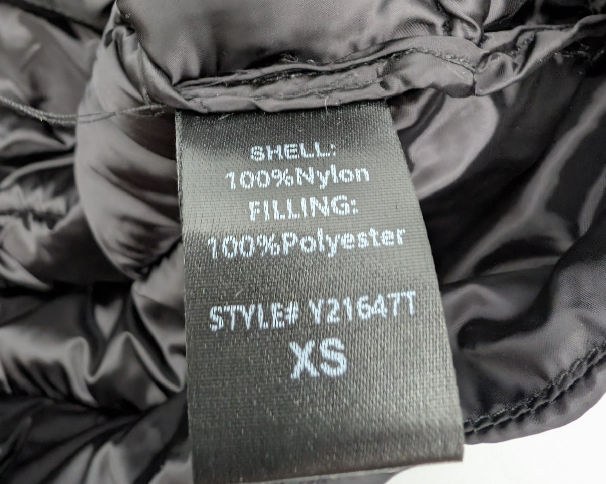 Pomander Place Tuckernuck Black Puffer Jacket Coat Size XS Outdoor Gorpcore