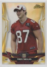 2014 Topps Finest Gold Refractor /75 Troy Niklas #138 0a3