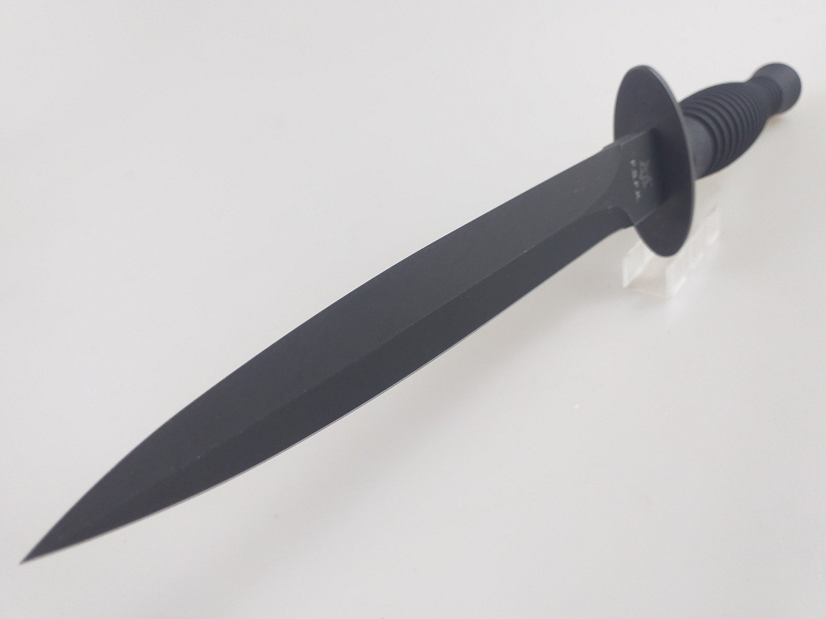 Fox FX-592 WAF Fairbairn Sykes Commando Dagger With Leather Sheath