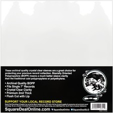 Archival Grade 7" Record Outer Sleeves - Pack of 100
