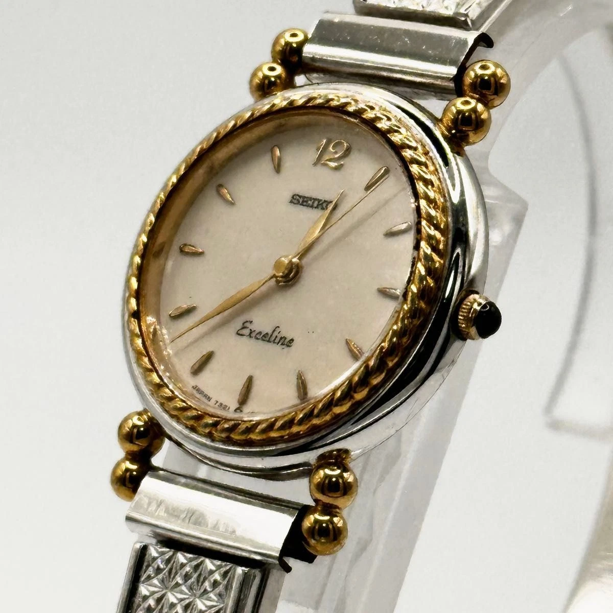 Reloj de cuarzo Seiko Exceline para mujer batería nueva funcionando desde Japón