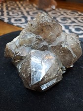 Rauchquarz Kristallstufe 431 g Alpen Schweiz naturbelassen Quarz Mineralien Deko