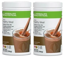 2X HERBALIFE FORMULA 1 Healthy Meal Nutritional Shake Mix Dutch Chocolate 750g