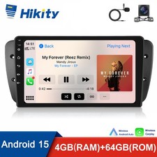 4+64GB Android 15 For SEAT IBIZA 6J 2009-2013 CarPlay GPS Navi Car Stereo Radio