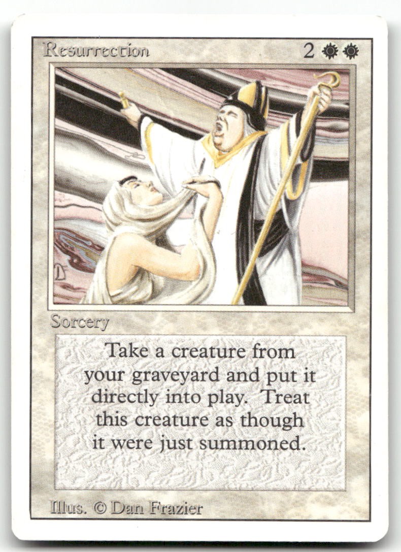 Resurrection (MP) Revised Edition 3ED Magic MTG