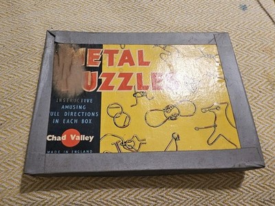 Vintage 1950's Chad Valley Metal Puzzle Made In England