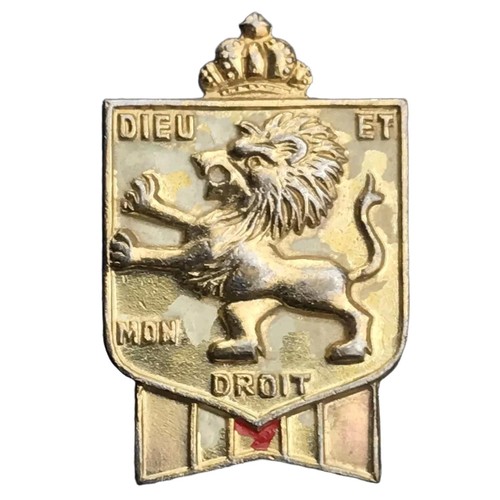 British War Relief Society Vintage Pin Brooch Gold Tone BWRS Screw Back ...