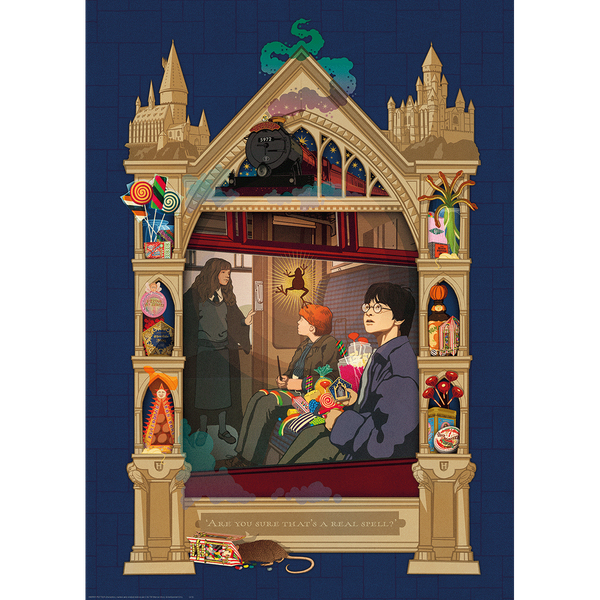Ravensburger Puzzle 12000500 - Harry Potter Auf Dem Weg Nach Hogwarts - 100 ...-image