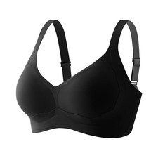 Seamless Wireless Bra 3 4 Cup V Neck Women Soft Everyday Comfort Support Fit