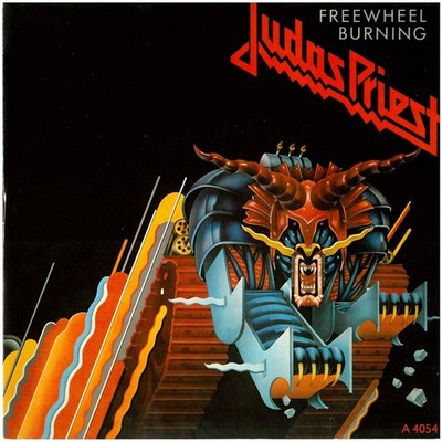JUDAS PRIEST Freewheel Burning UK 1983 CBS - A 4054  EX+/EX+ 