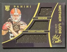 2014 Panini Black Gold - Mother Lode Rookie Triple Jerseys Johnny Manziel/299