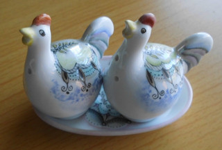 Spargi sale pepe decorazione set 3 pezzi polli colazione cibo