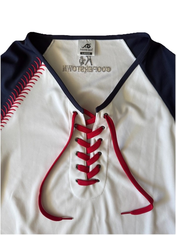 Cooperstown Baseball Hall of Fame Short Sleeve Shirt Large Top Souvenir
