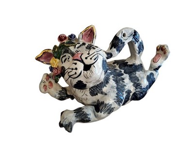 2000 Blue Sky Collectible Cat Figurine Heather Goldminc