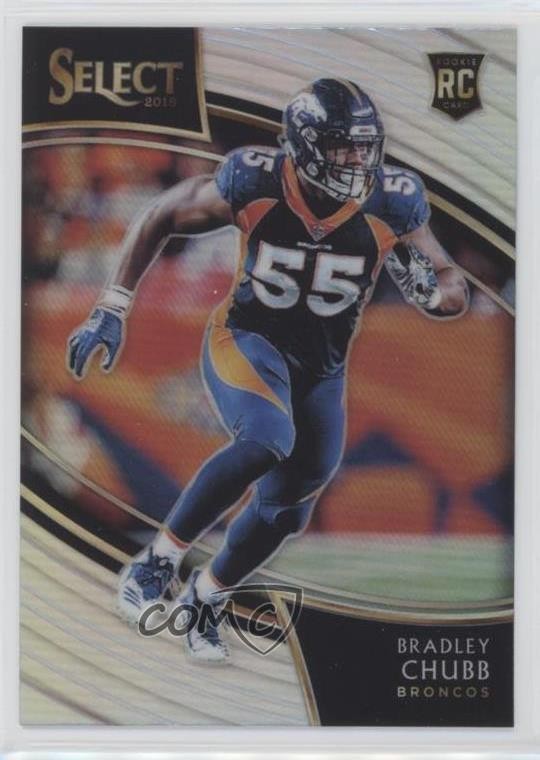 2018 Panini Select Field Level Silver Prizm Bradley Chubb #227 2o0