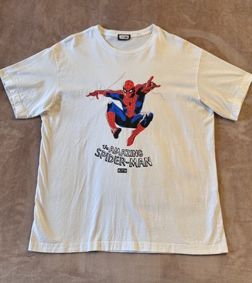 Купить kith marvel spiderman action vintage tee size large used