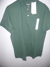 Goodfellow  Co Polo Mens Every Wear Short Sleeve Shirt Size L Green