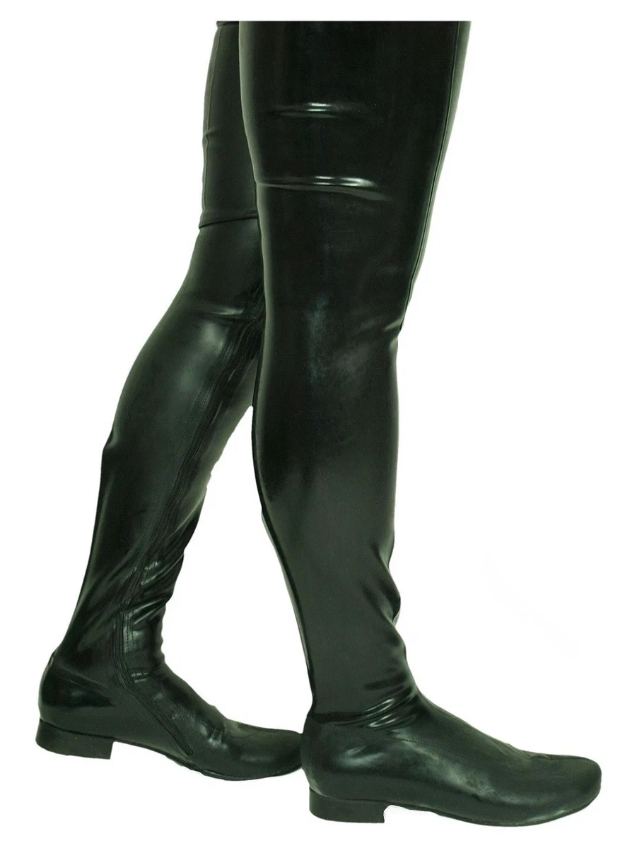 LATEX STIEFEL Overkne Gegossen Viele Farben 41 42 43 44 45 46 47