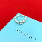 TIFFANY & Co. Infinity Ring Silver Excellent Condition US 6.5