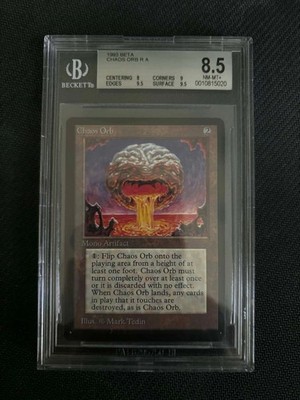 1993 MAGIC:  THE GATHERING BETA CHAOS ORB CGC 8.5
