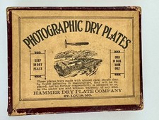 VDP 002 Vintage Hammer Photographic Dry Plates 12 count 3.25 x 4.25
