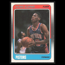 Dennis Rodman Rookie #43 1988 Fleer Detroit Pistons Basketball Card NBA NM. rookie card picture