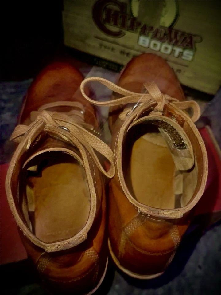 Bota de Servicio Chippewa - Cuero Tostado Aldrich Renegade - Talla 11 D, Hecha en EE. UU. Foto 4 de 4