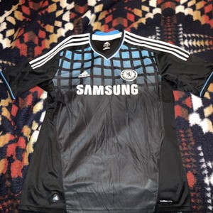 CHELSEA 2011-12 AWAY black FOOTBALL SHIRT SOCCER  XL JERSEY ADIDAS