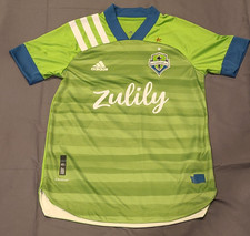 Seattle Sounders Adidas Zulily 2021 Authentic MLS Soccer Jersey Small MINT