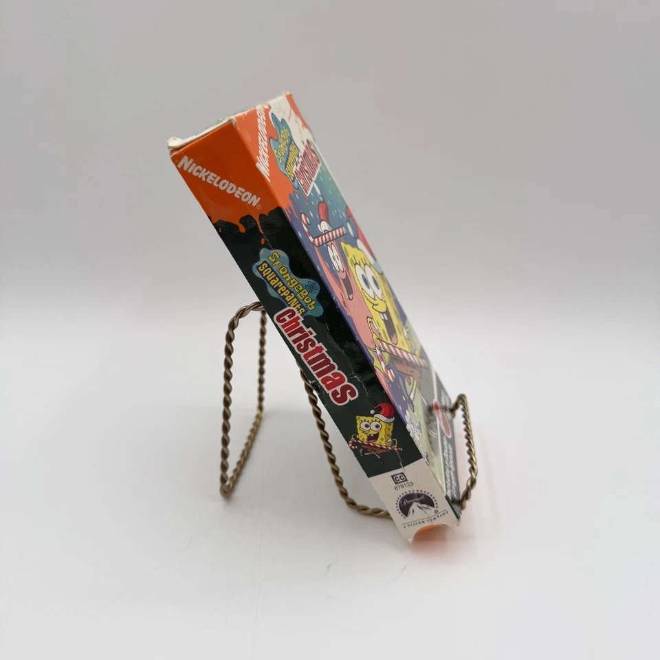 Spongebob Squarepants Christmas (2003) RARE Orange VHS - Image 3 of 4