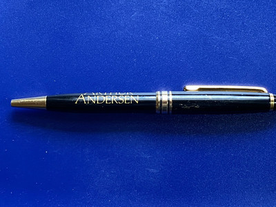 Arthur Andersen Ballpoint Pen - Works as Expected - Needs Ink