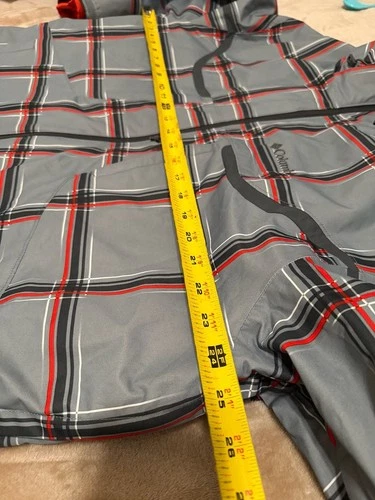 Columbia Whirlibird Interchange 3-in-1 Jacket Grey Plaid XL image 13