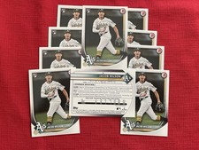 Jacob Wilson 2025 Bowman RC Rookie Card #9 (lot of 10)