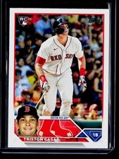 2023 Topps Series 1 Triston Casas RC #92 Boston Red Sox ROOKIE CARD. rookie card picture