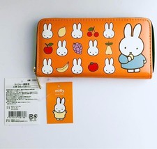 Dick Bruna Miffy Long Wallet fruits 10x19x3cm/3.93x7.48x1.18" Zipper Dick Bruna